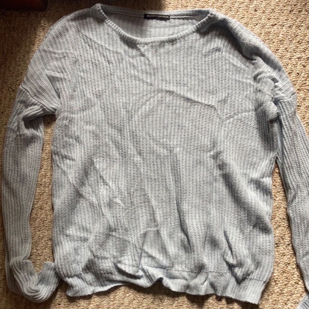 Blue brandy Melville sweater